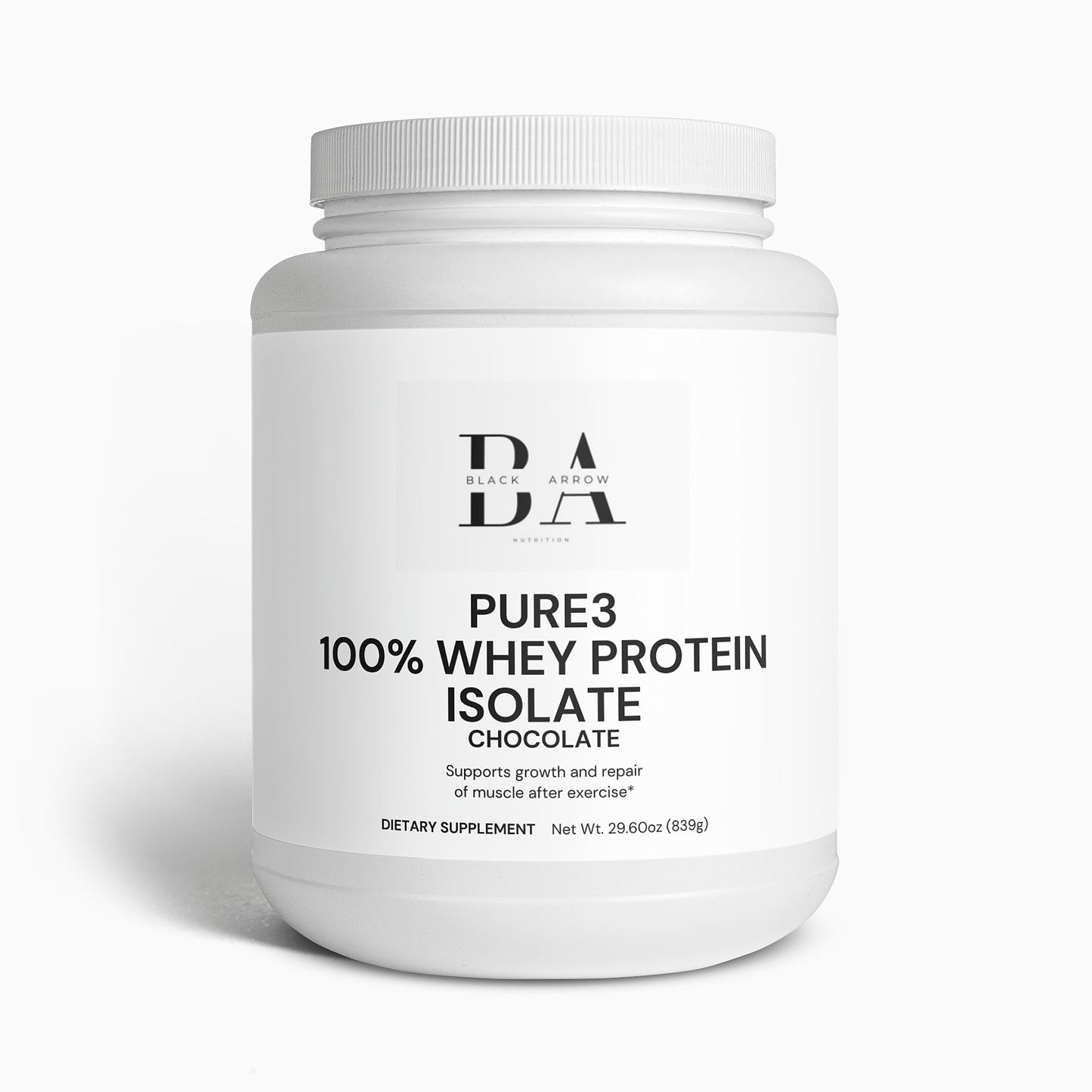 Pure3 100% Whey Protein Isolate (Chocolate)